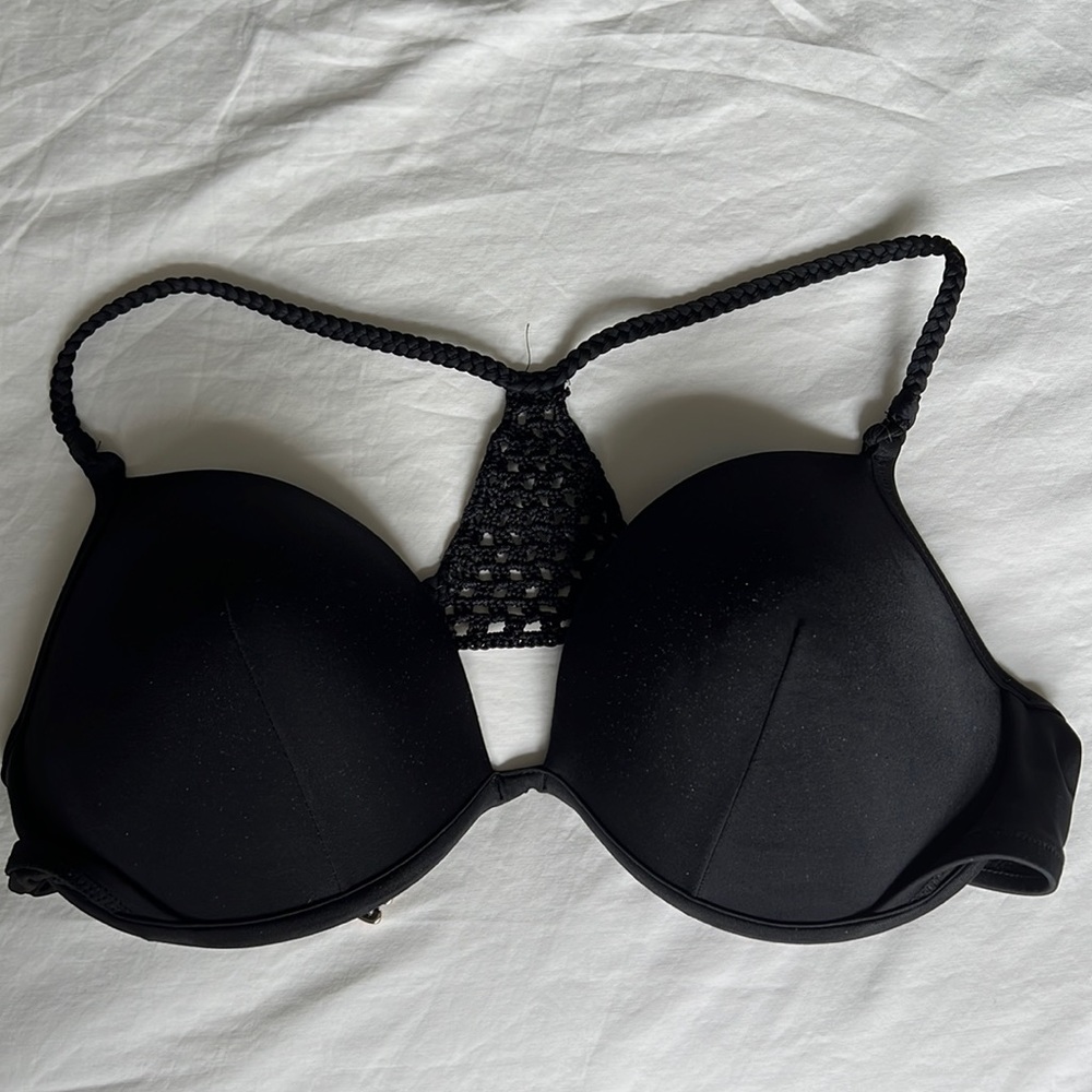 Victoria’s Secret race back crochet bra, 34DD